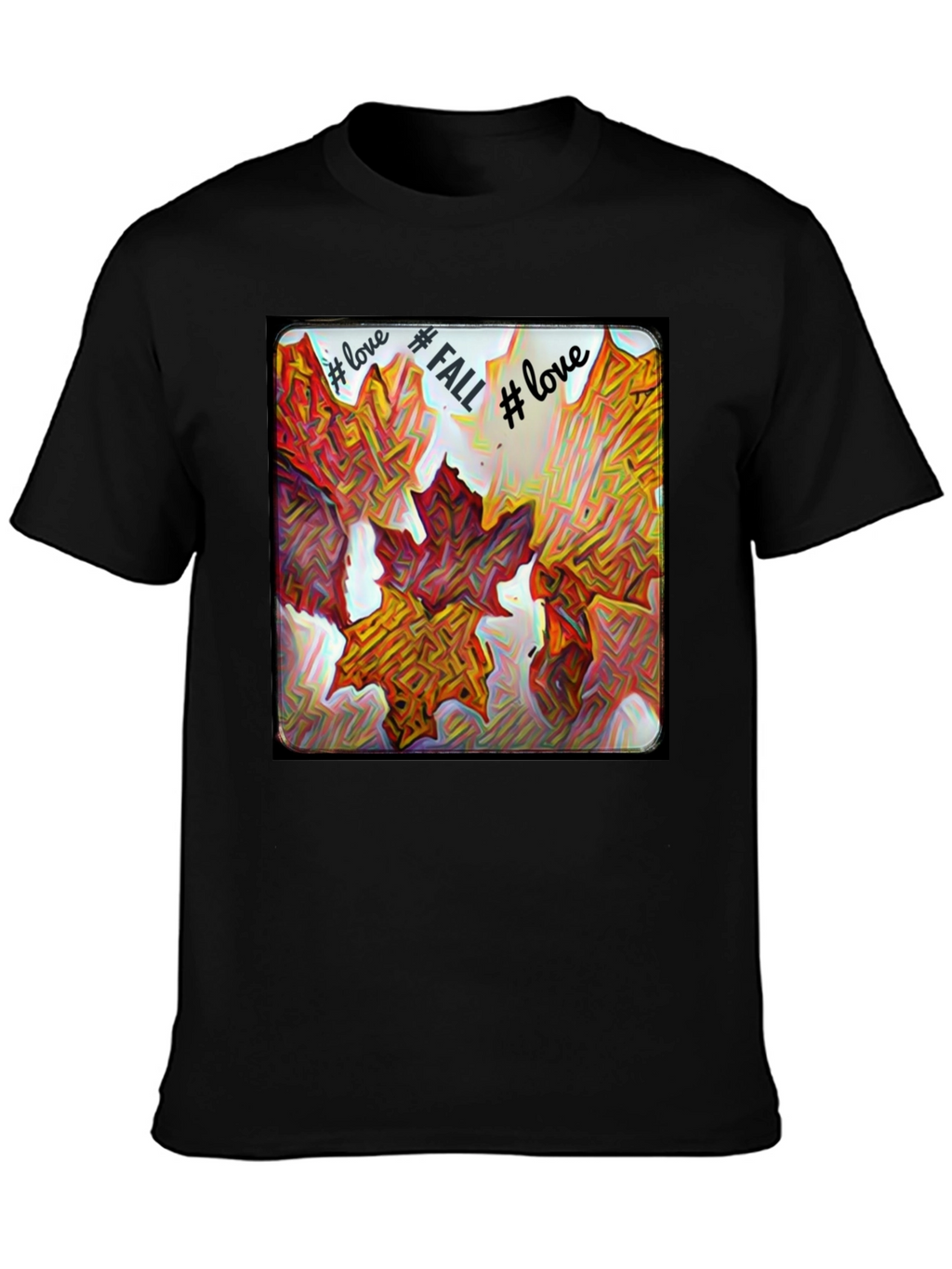 Fall Leaves Graphic Tee - Love Fall T-Shirt