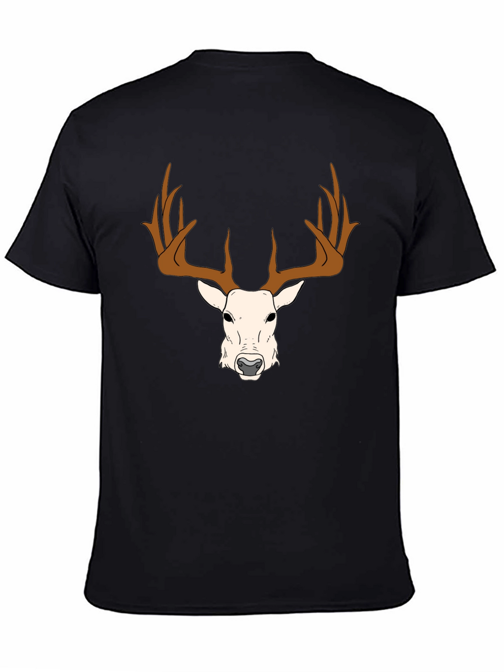 Deer Graphic Tee - Antler Design