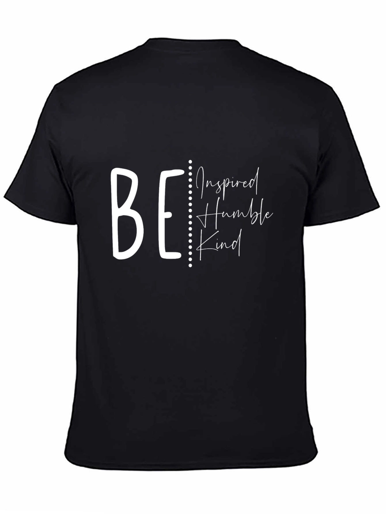 Be Inspired Black Graphic Tee