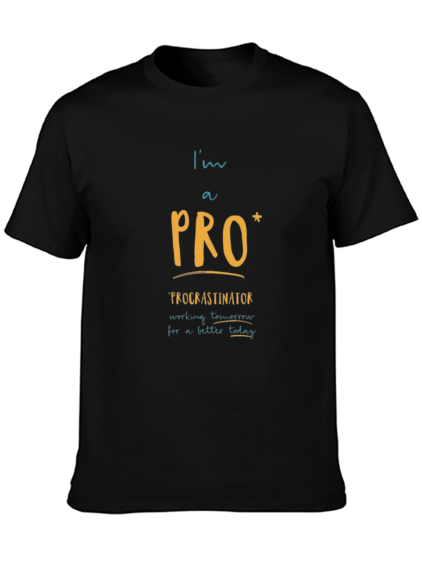 Procrastinator Funny Graphic T-Shirt