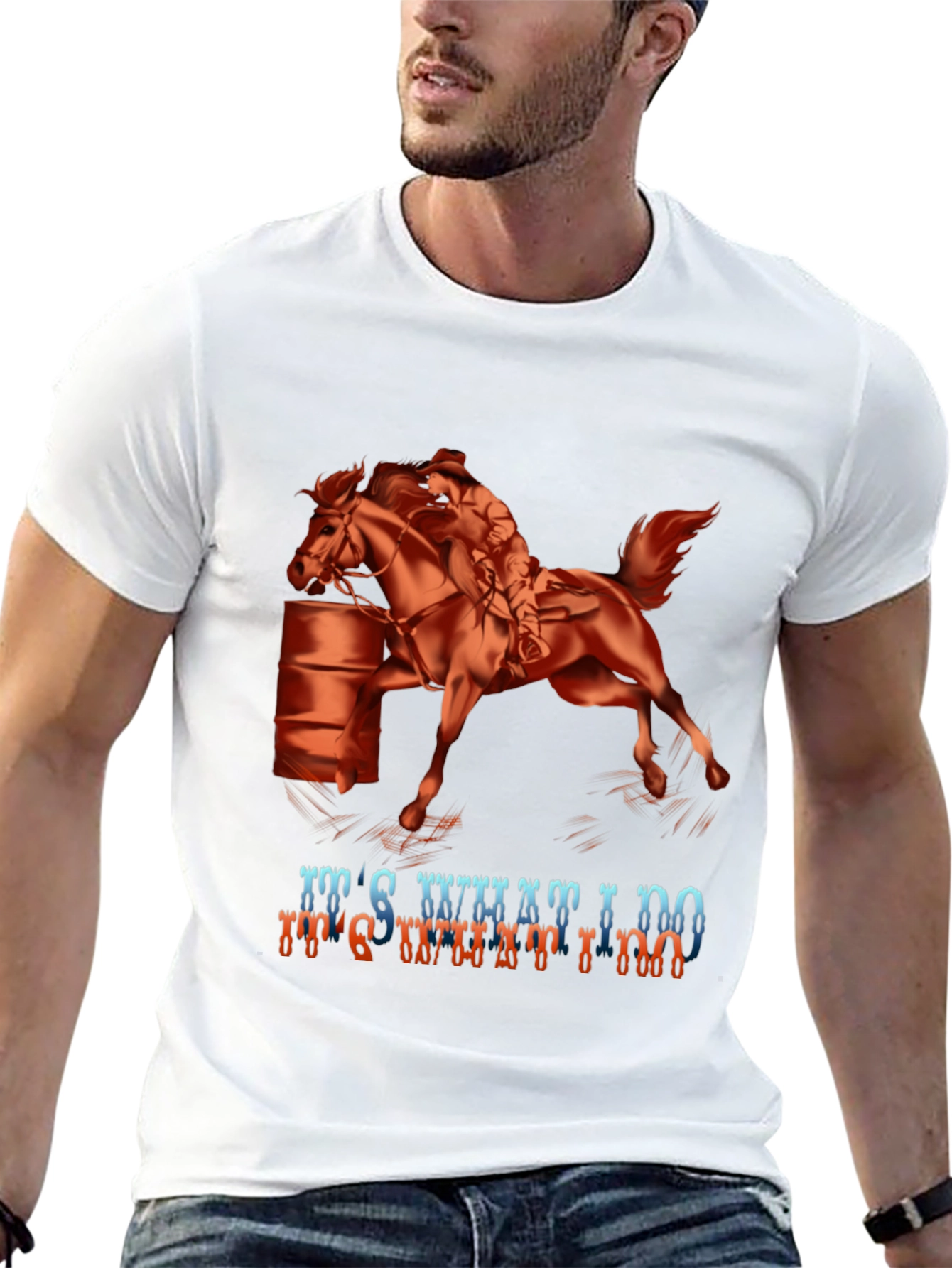 Barrel Racing Graphic Tee - Its What I Do!
