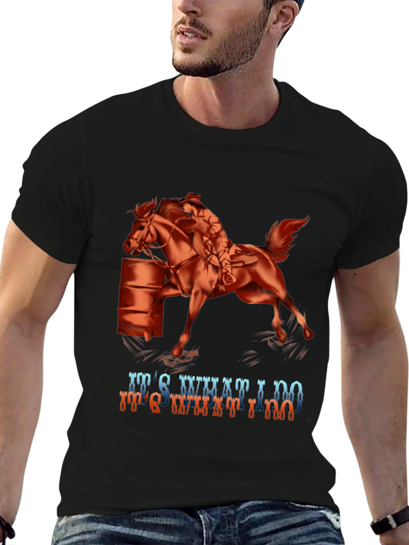 Barrel Racing Graphic Tee - Its What I Do!