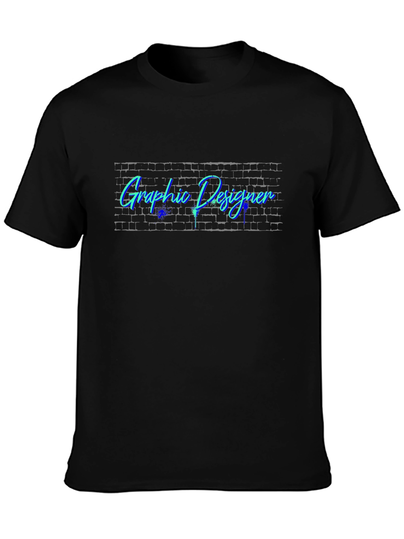 Graphic Designer Tee - Cool Brick Design