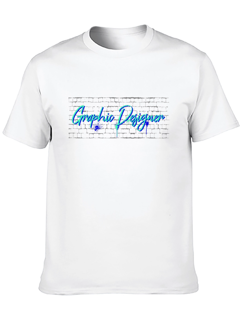 Graphic Designer Tee - Cool Brick Design