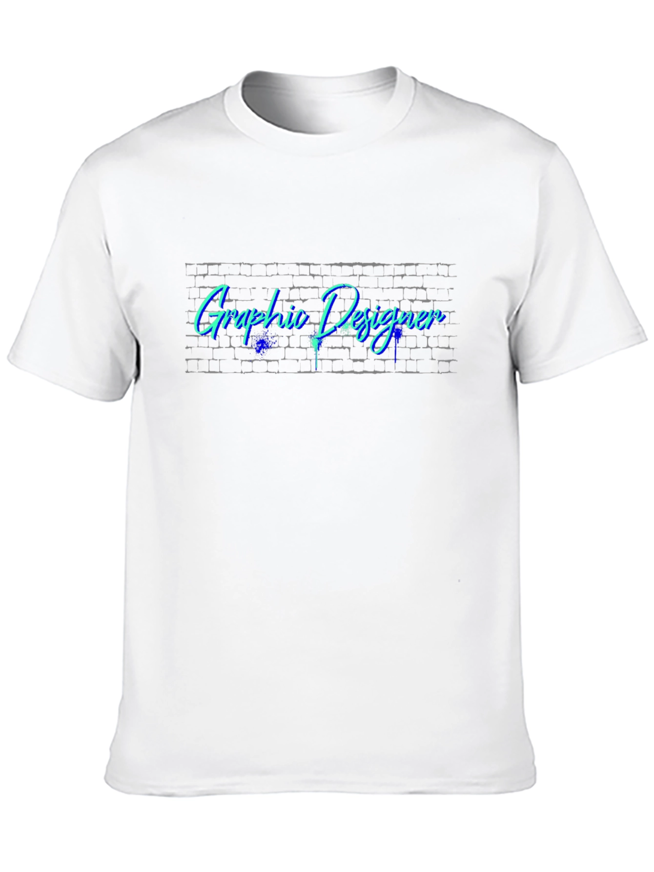 Graphic Designer Tee - Cool Brick Design