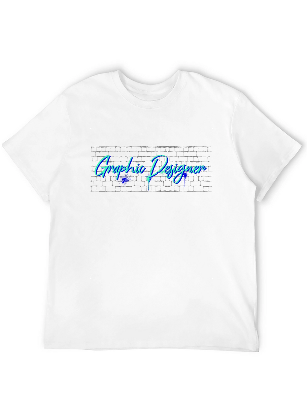 Graphic Designer Tee - Cool Brick Design