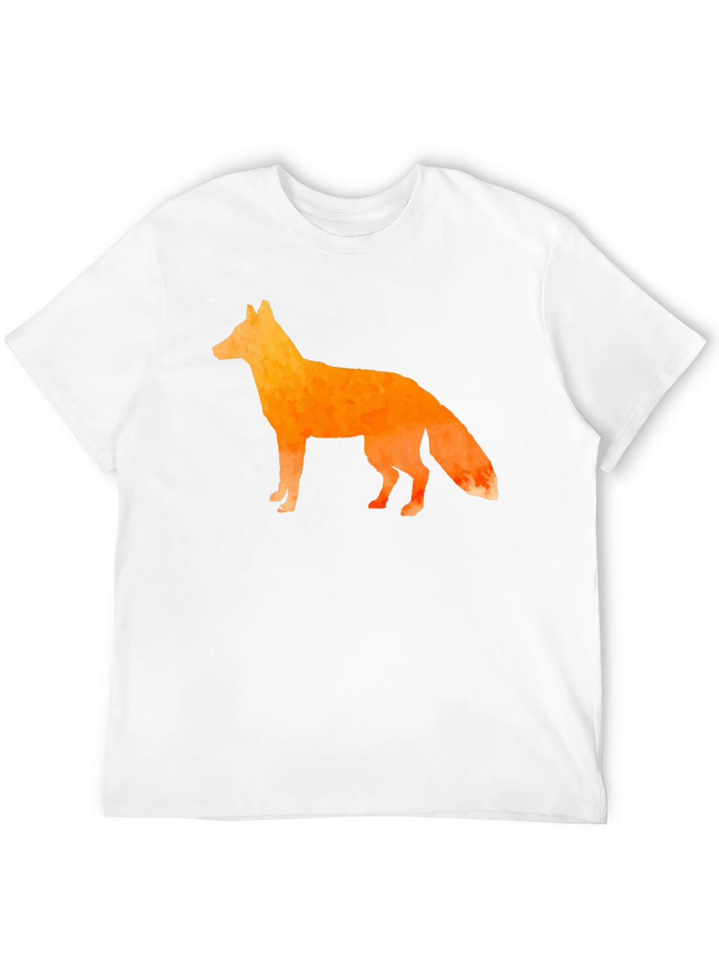 Geometric Fox Graphic Tee - Stylish Mens Black T-Shirt