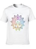 Happiness Journey Chakra Graphic Tee - Black