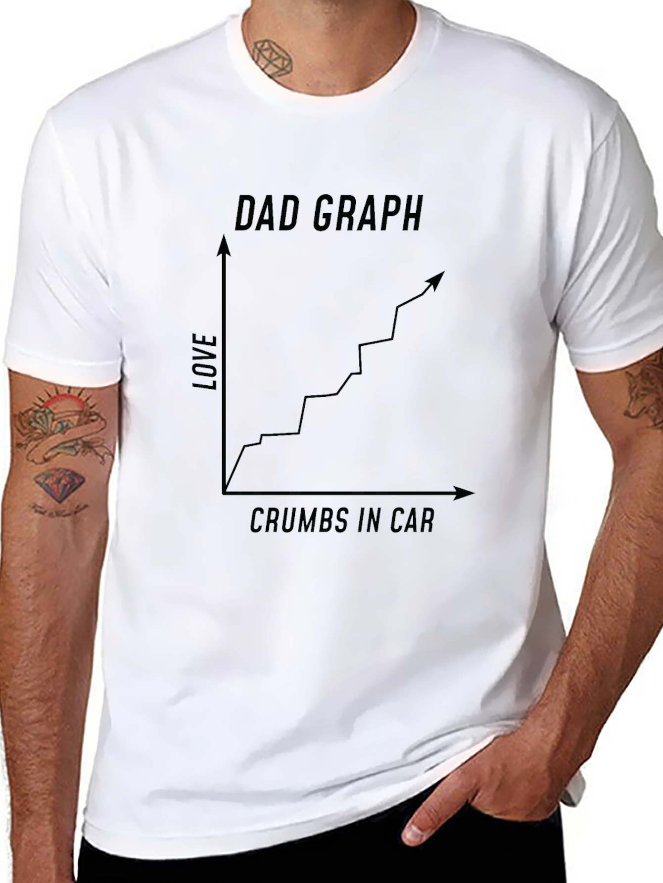 Dad Graph T-Shirt - Love vs. Crumbs