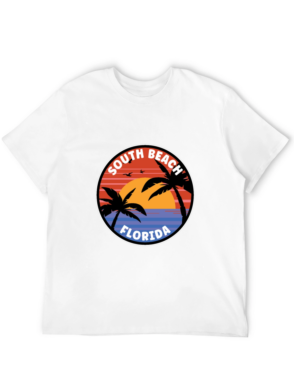 South Beach Florida Graphic T-Shirt