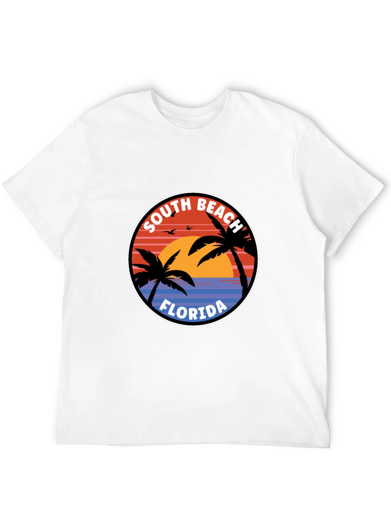 South Beach Florida Graphic T-Shirt