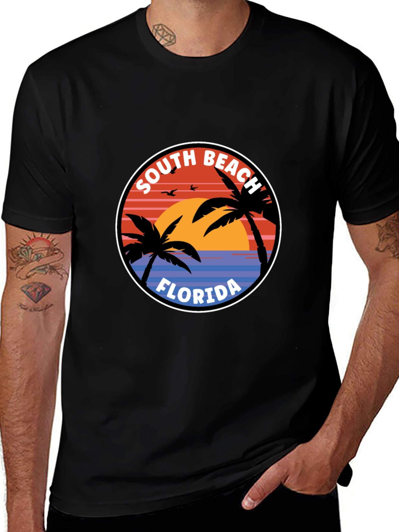 South Beach Florida Graphic T-Shirt