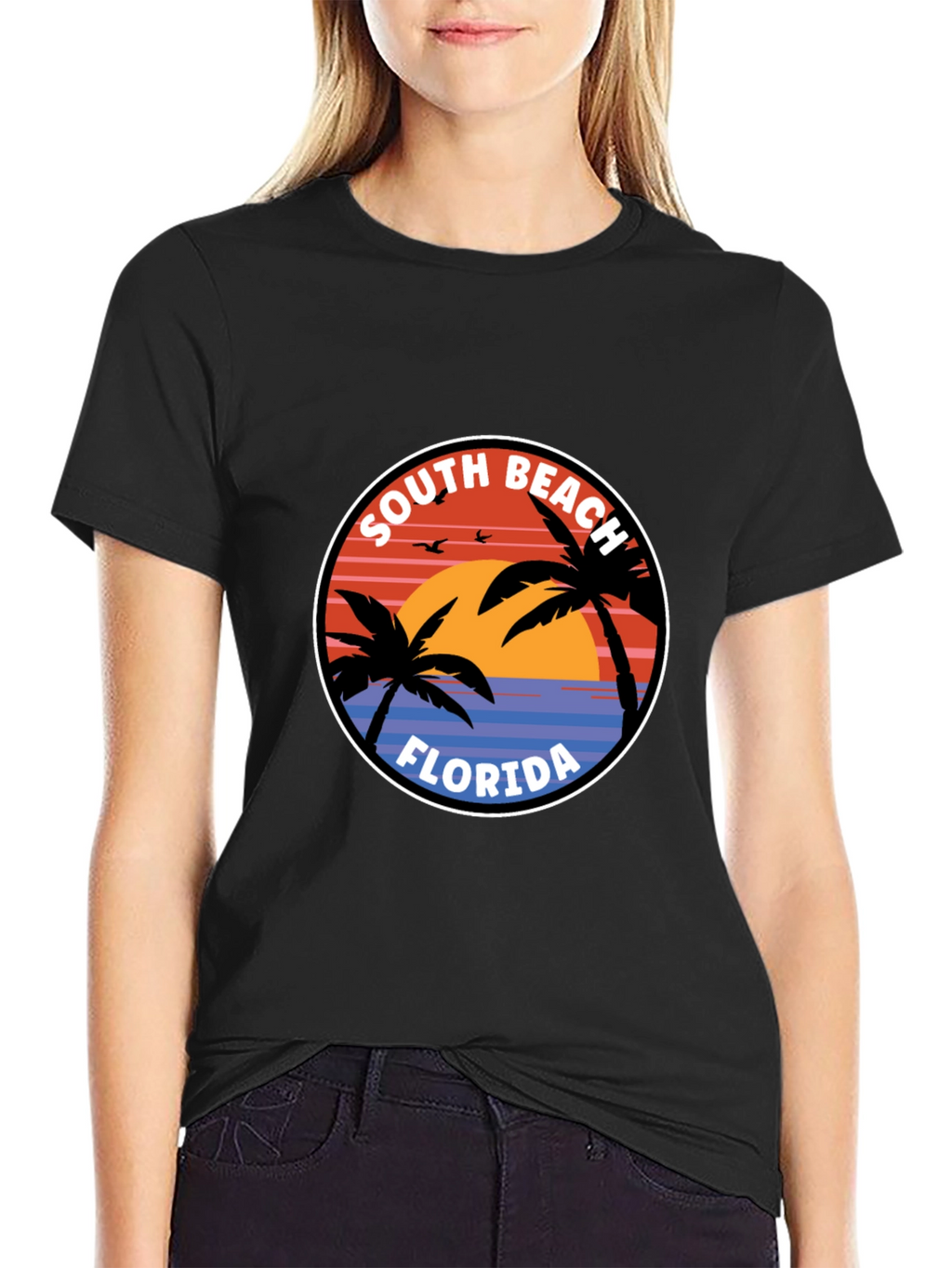South Beach Florida Graphic T-Shirt