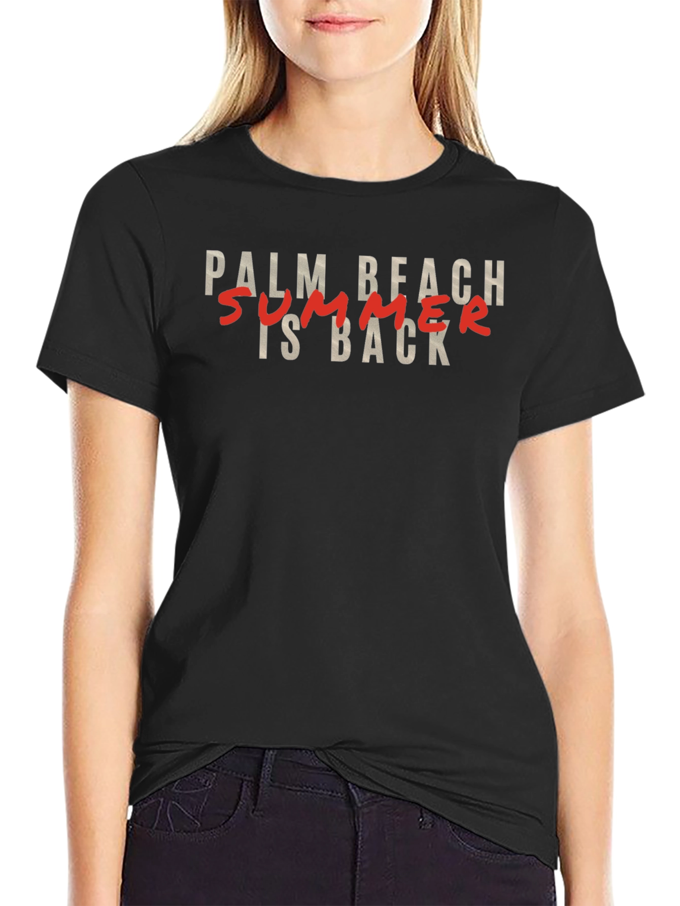 Palm Beach Summer is Back Graphic Tee