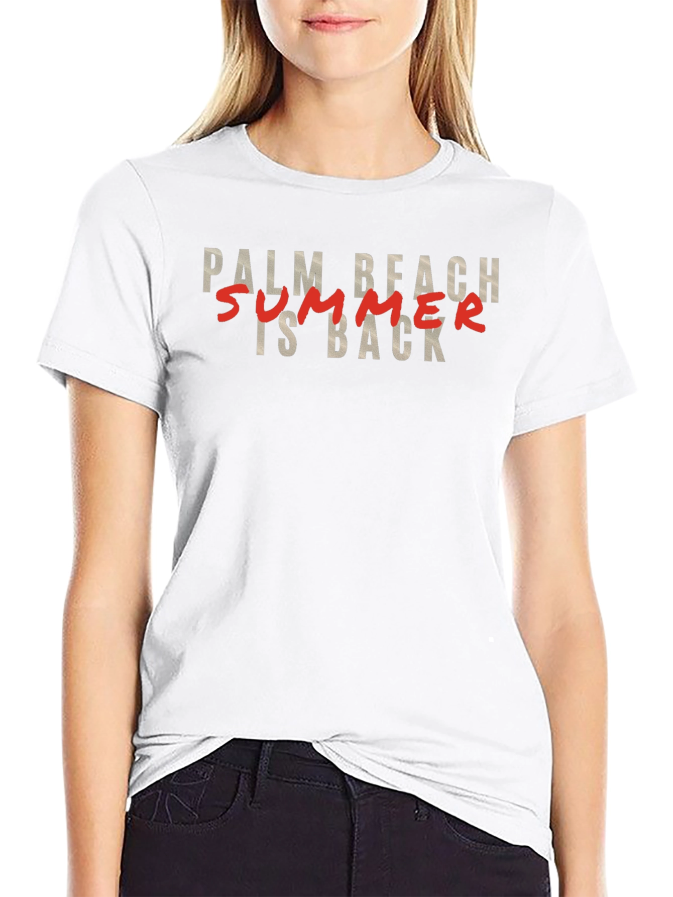 Palm Beach Summer is Back Graphic Tee
