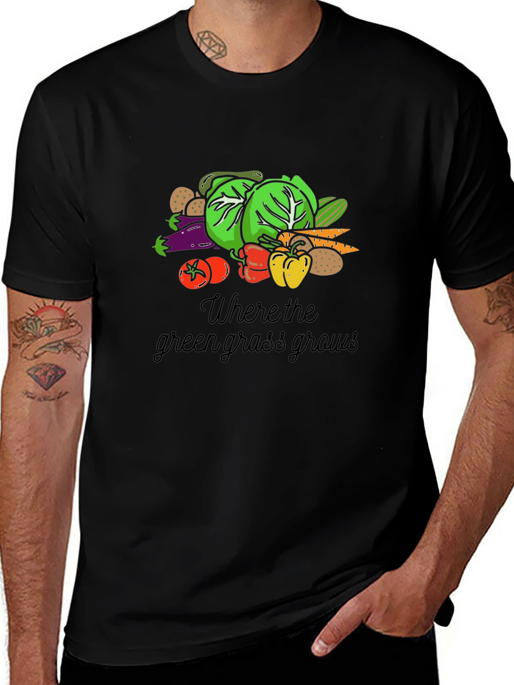 Vegetable Garden Graphic T-Shirt