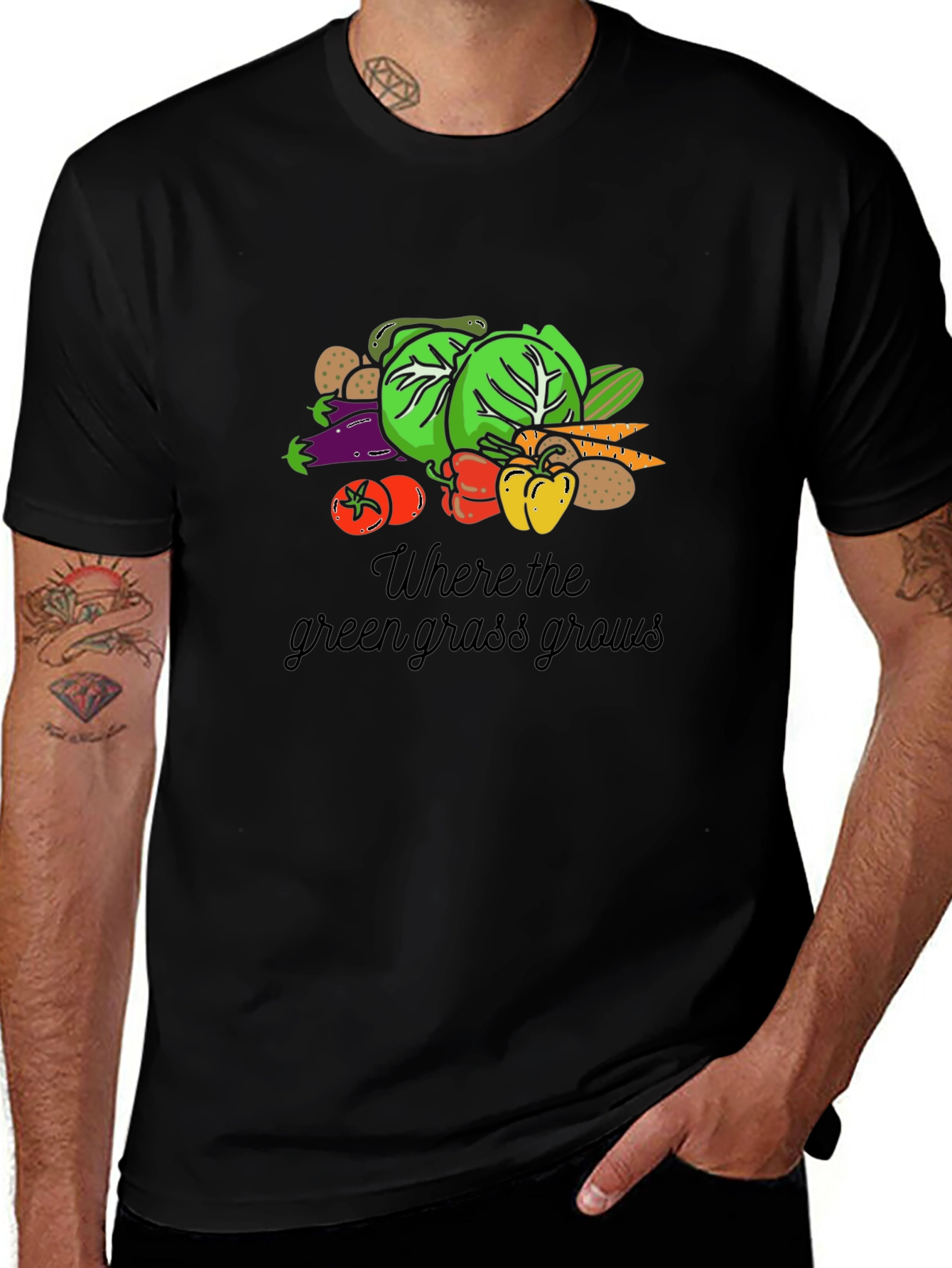 Vegetable Garden Graphic T-Shirt