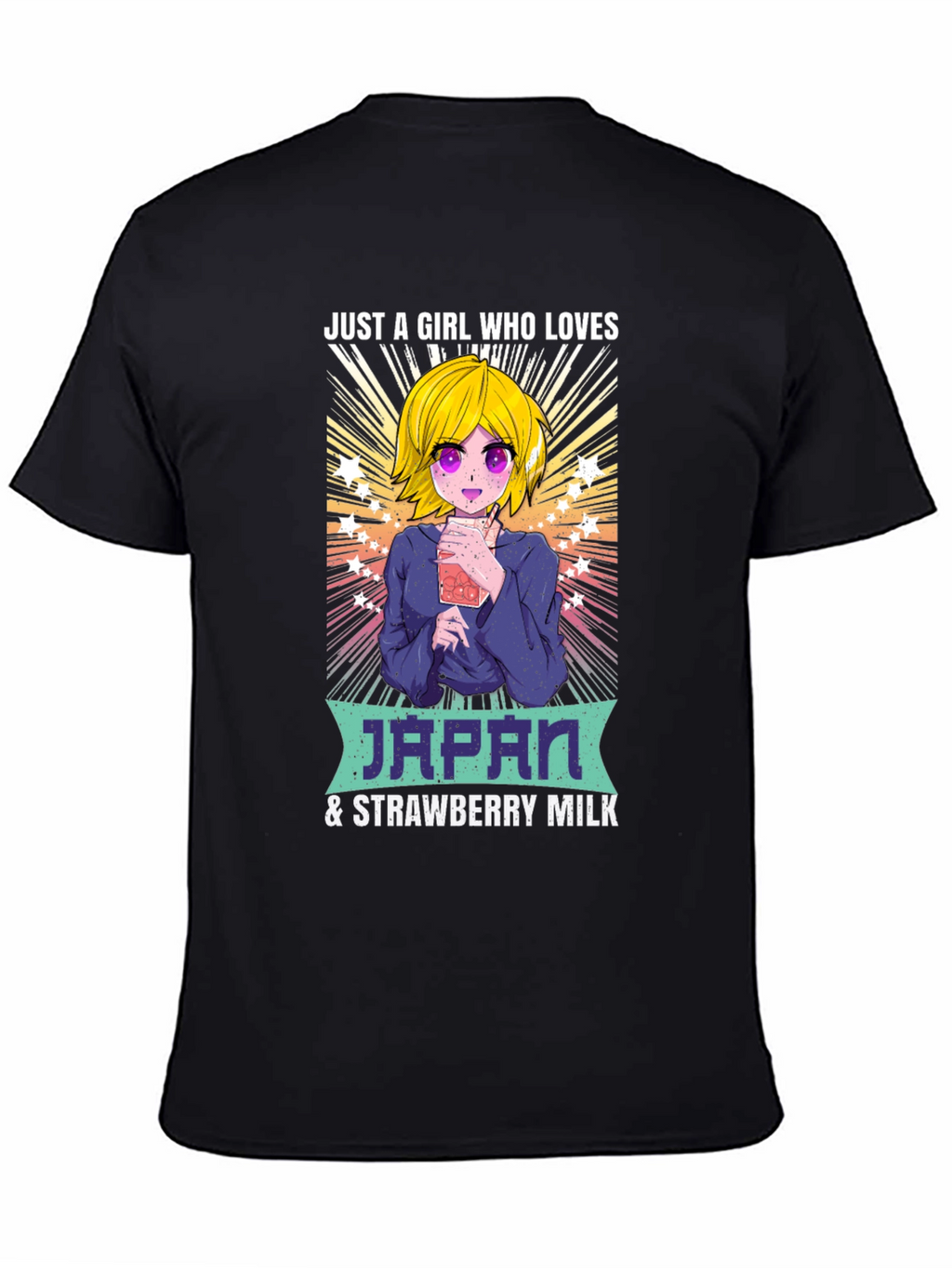 Anime Japan & Strawberry Milk Lover T-Shirt