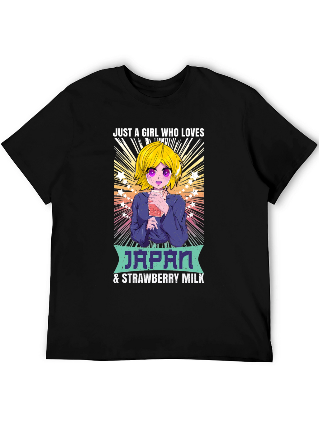 Anime Japan & Strawberry Milk Lover T-Shirt
