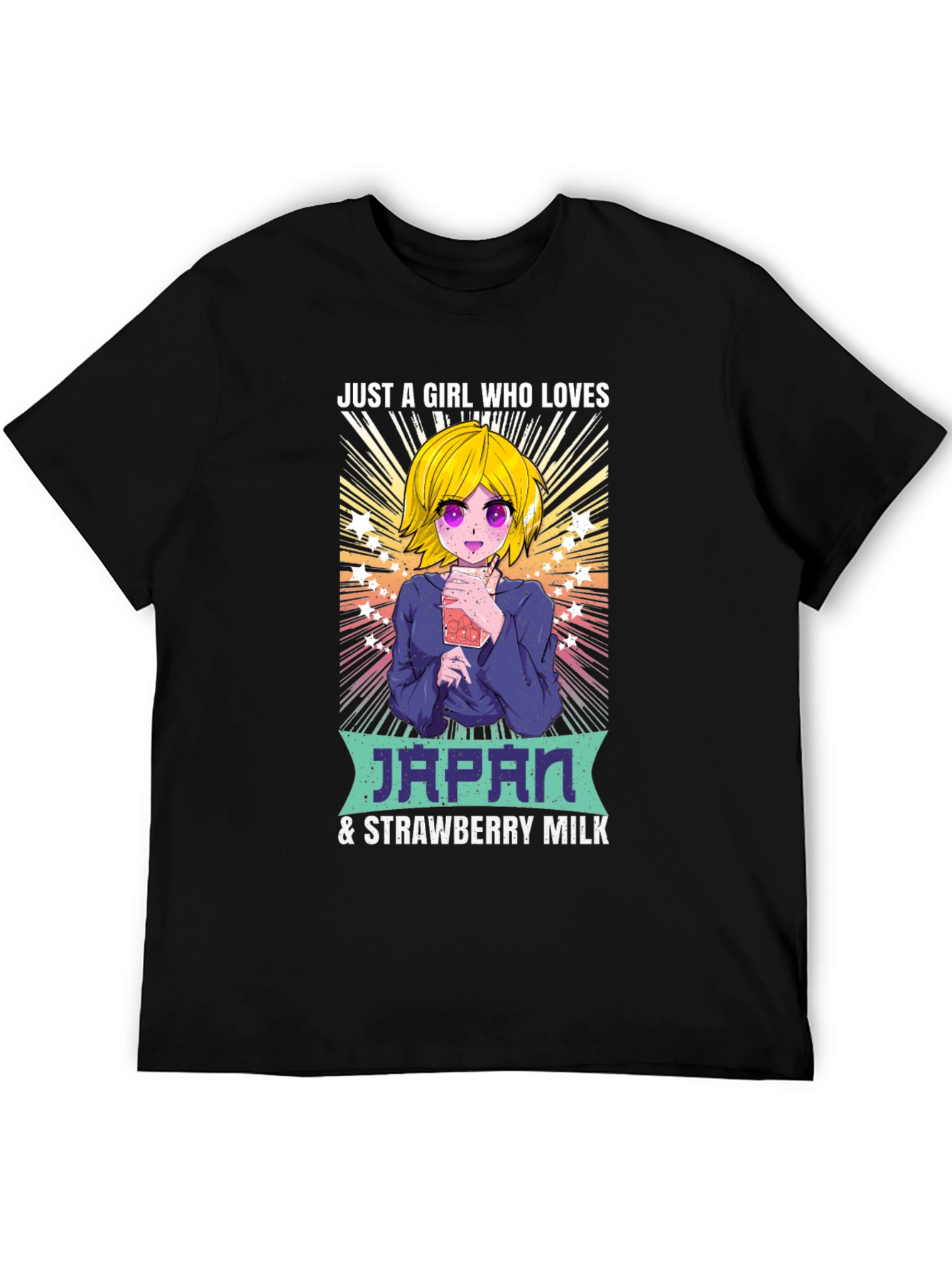 Anime Japan & Strawberry Milk Lover T-Shirt
