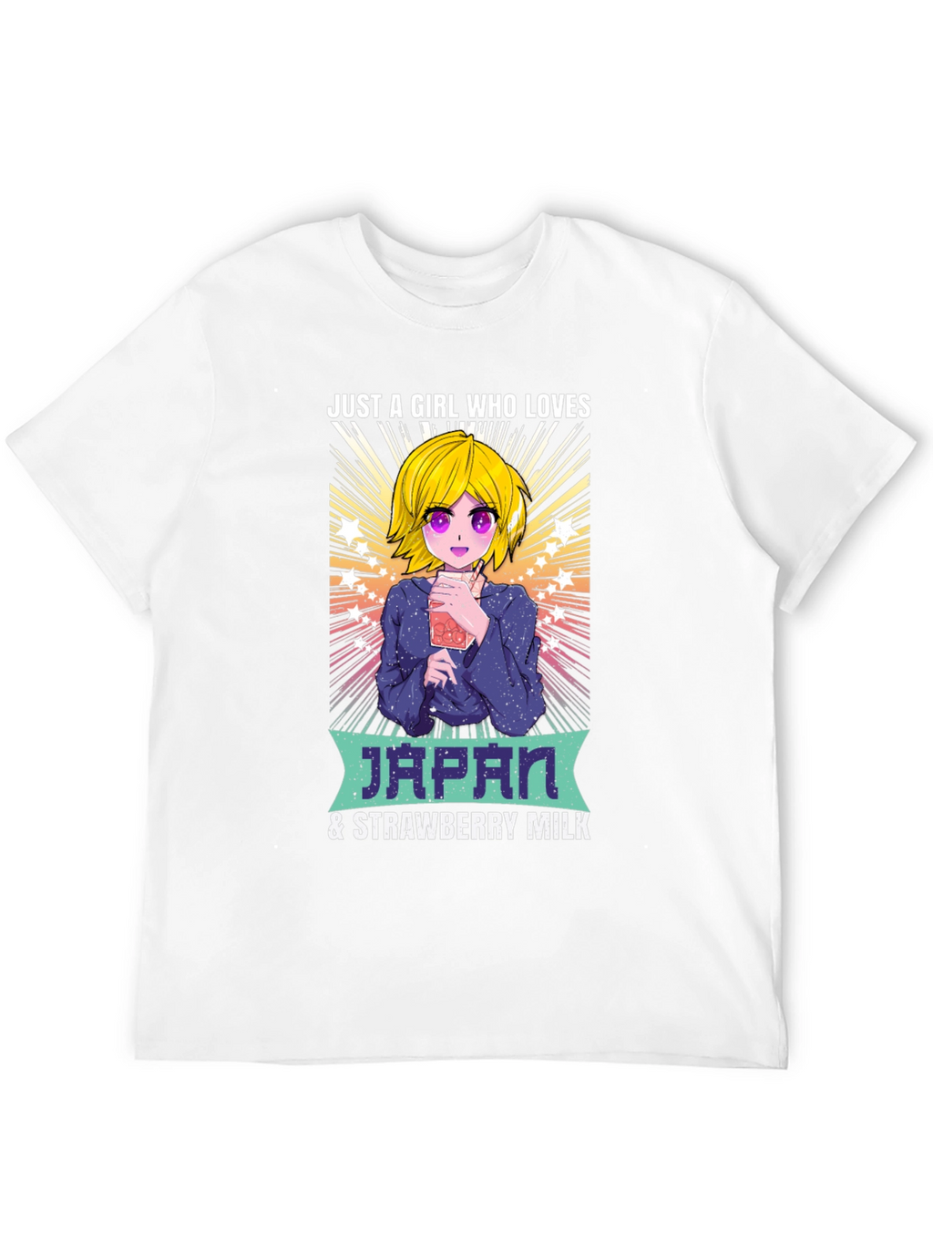 Anime Japan & Strawberry Milk Lover T-Shirt
