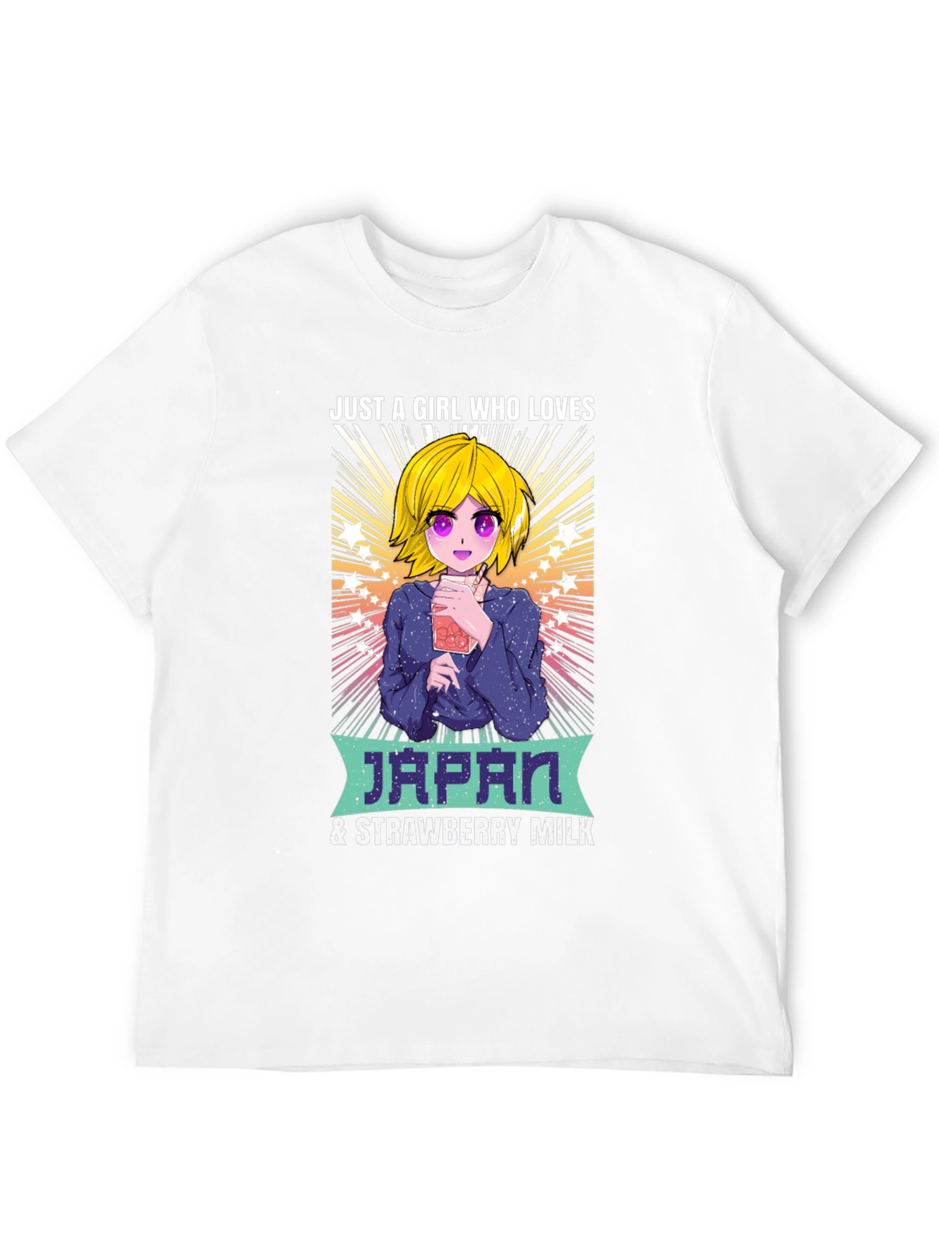 Anime Japan & Strawberry Milk Lover T-Shirt