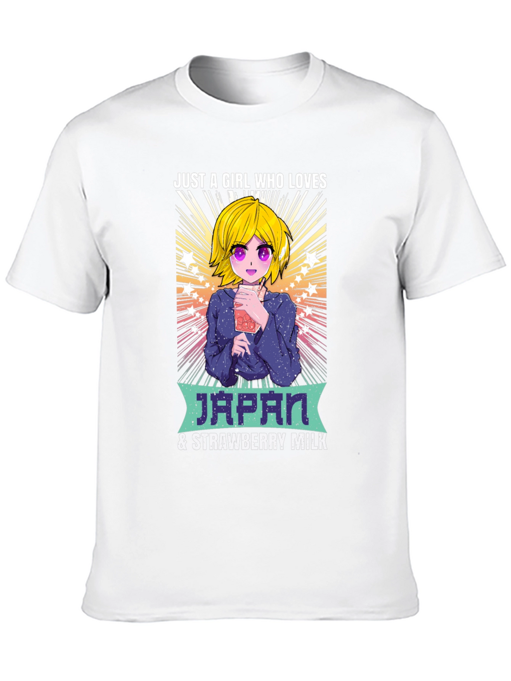 Anime Japan & Strawberry Milk Lover T-Shirt