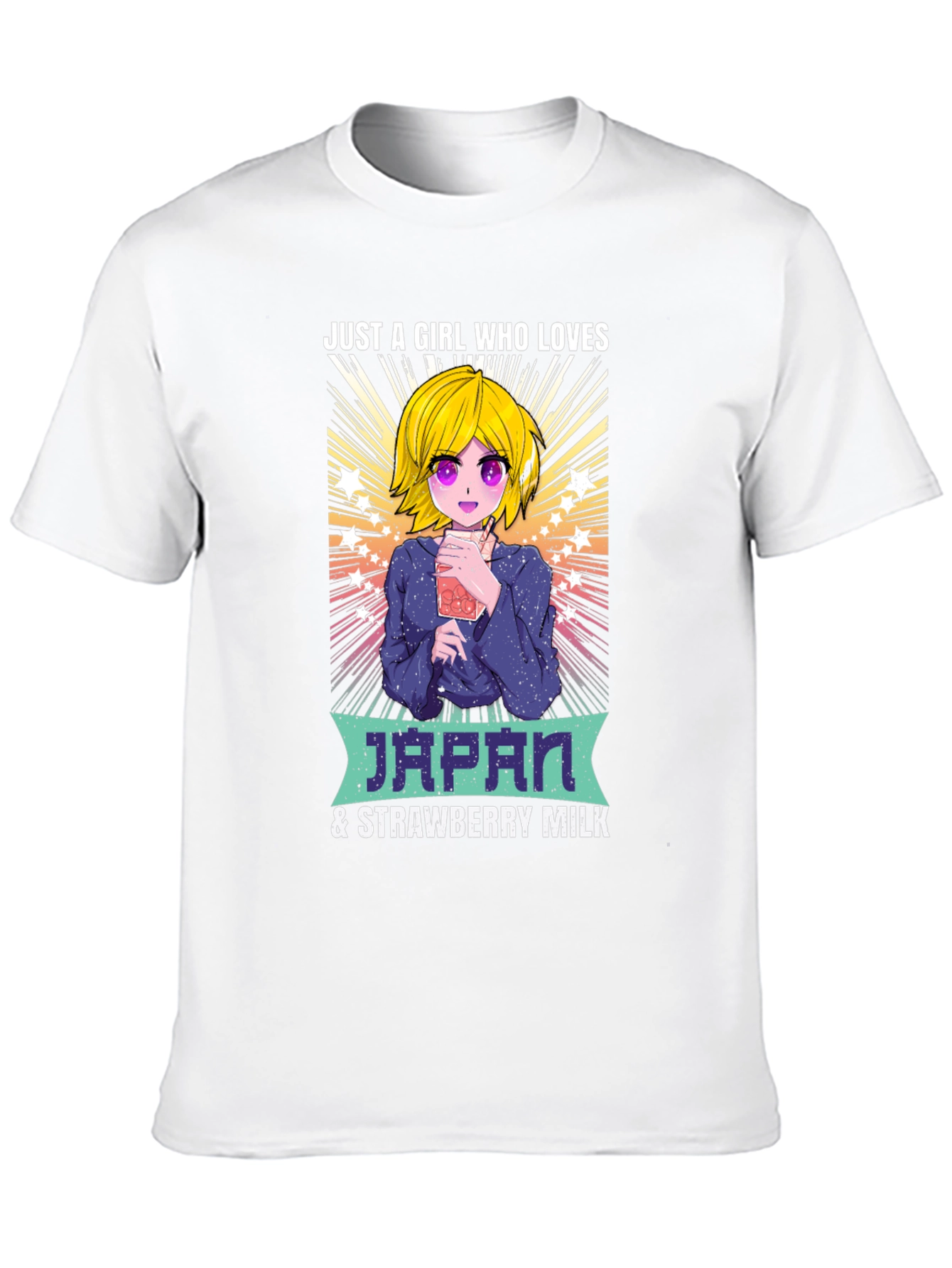 Anime Japan & Strawberry Milk Lover T-Shirt