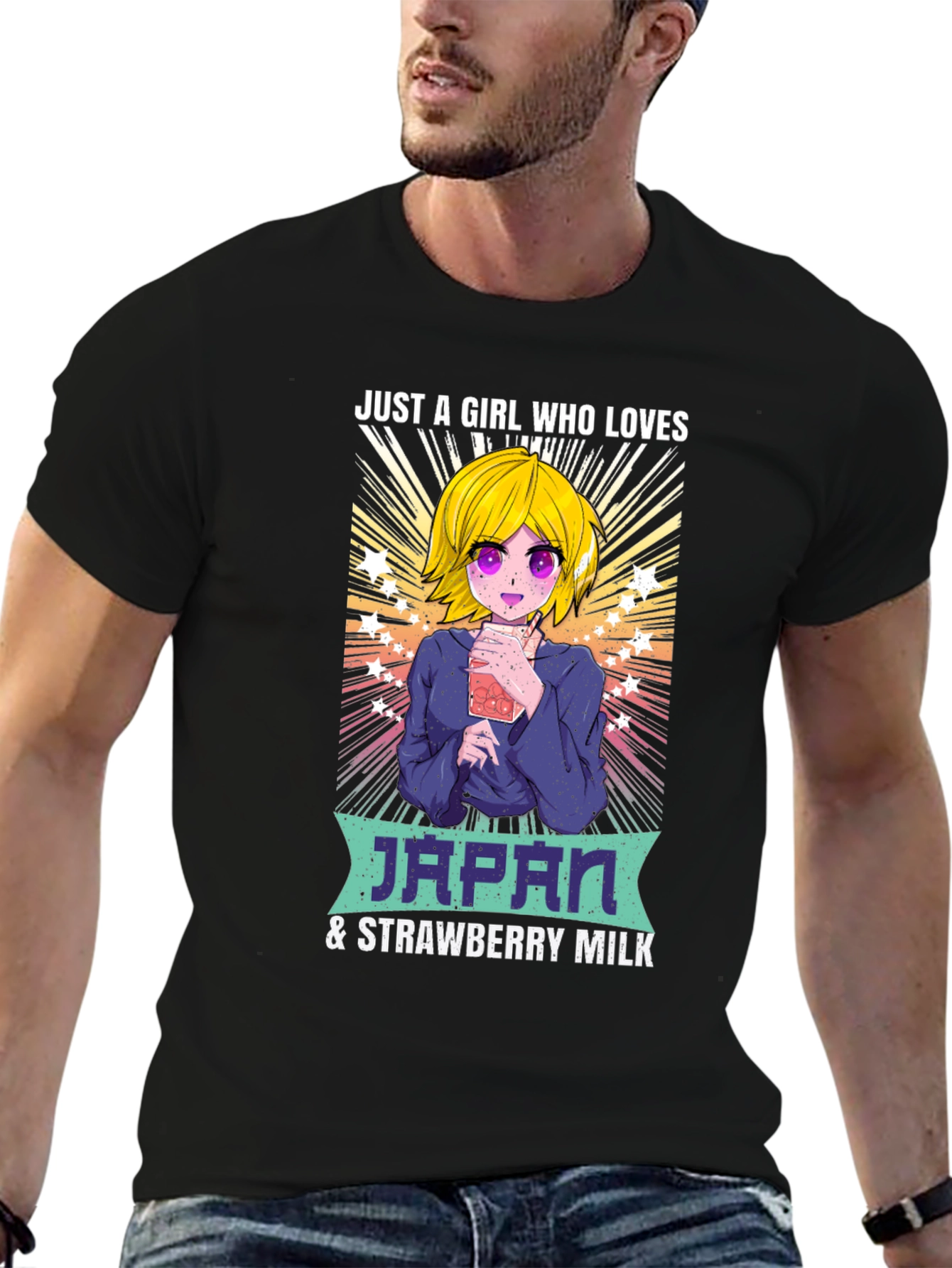 Anime Japan & Strawberry Milk Lover T-Shirt