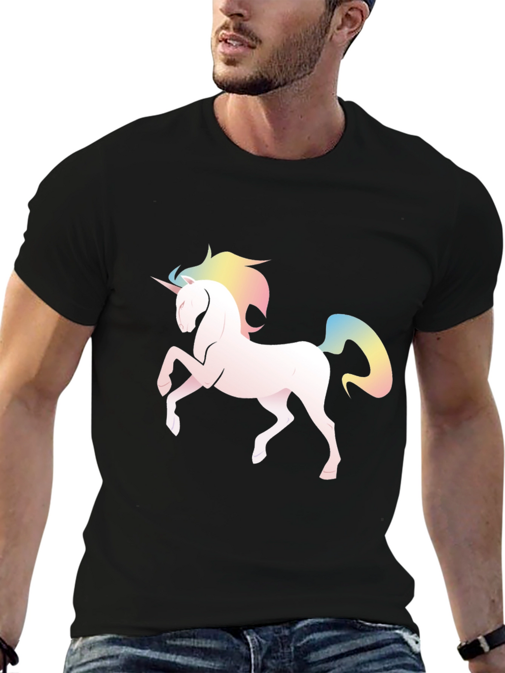 Unicorn Graphic Print T-Shirt