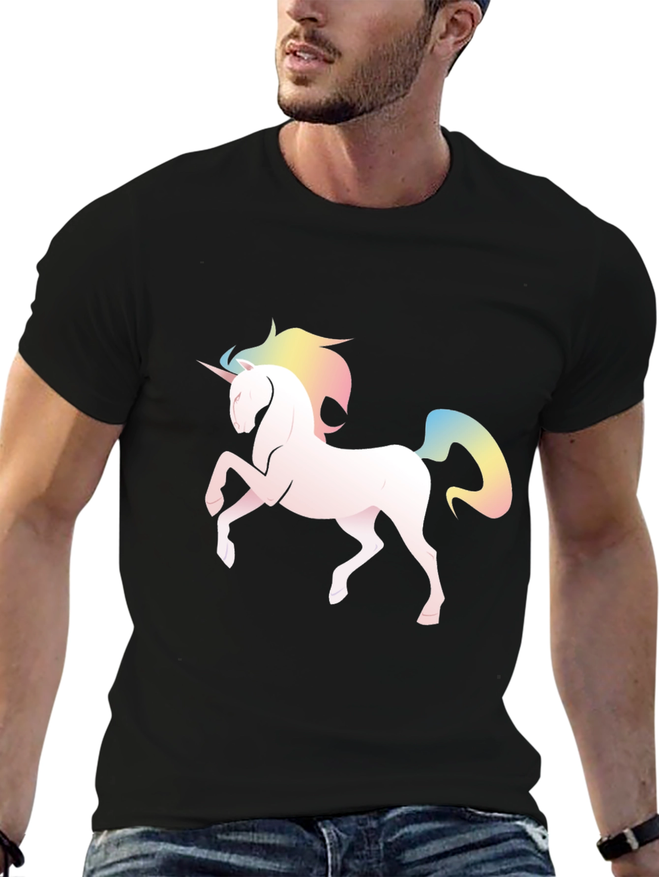 Unicorn Graphic Print T-Shirt