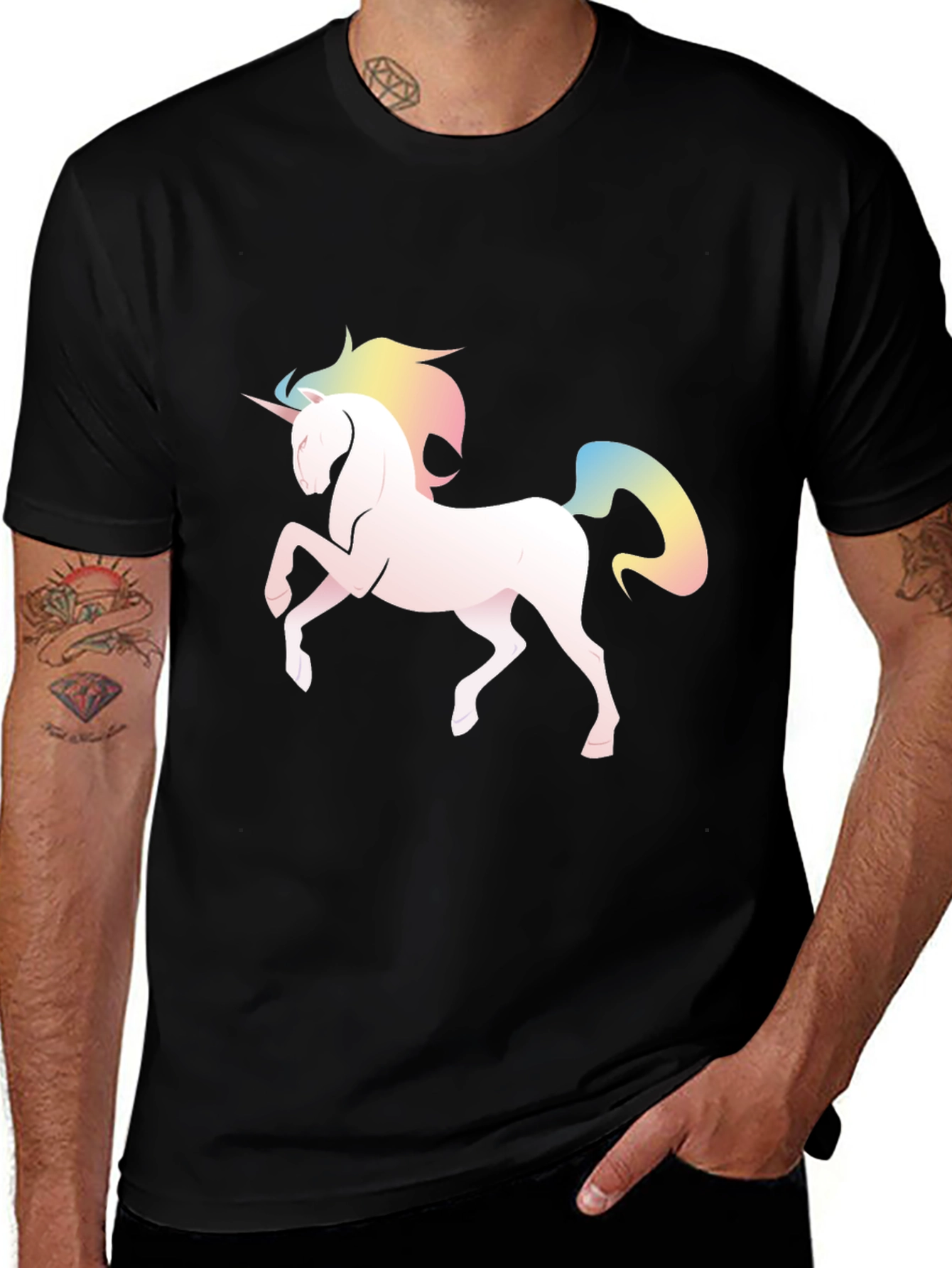 Unicorn Graphic Print T-Shirt