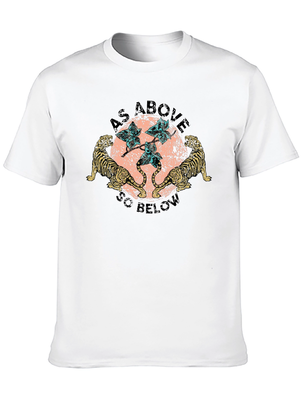 As Above So Below Tiger Graphic Tee
