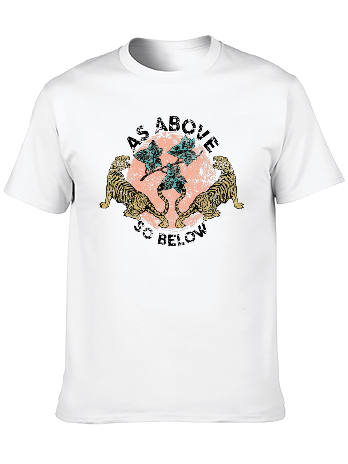 As Above So Below Tiger Graphic Tee