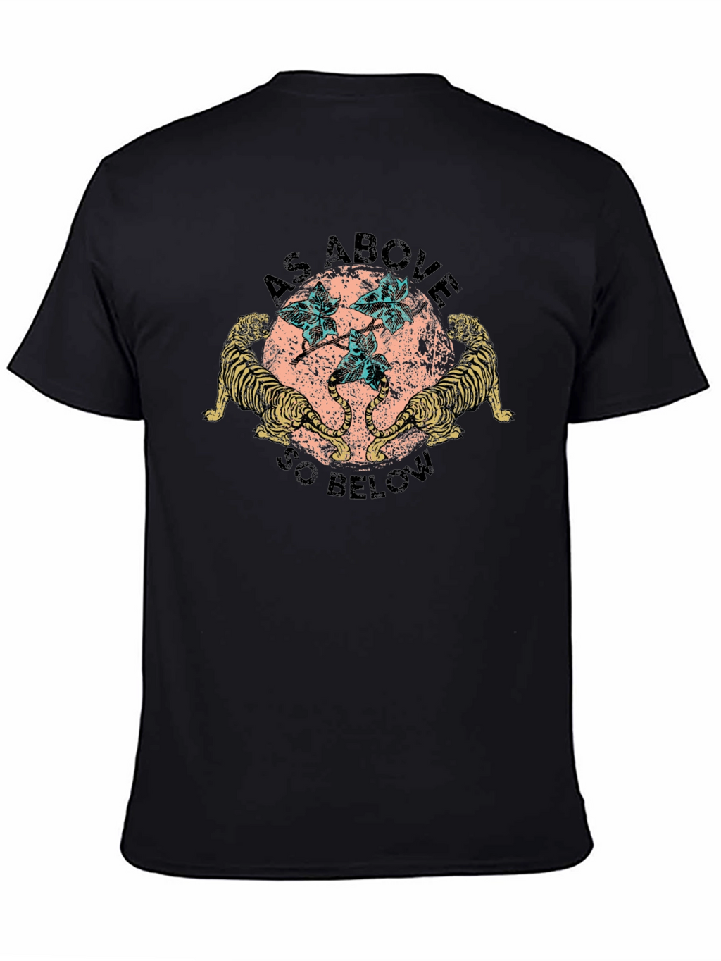 As Above So Below Tiger Graphic Tee