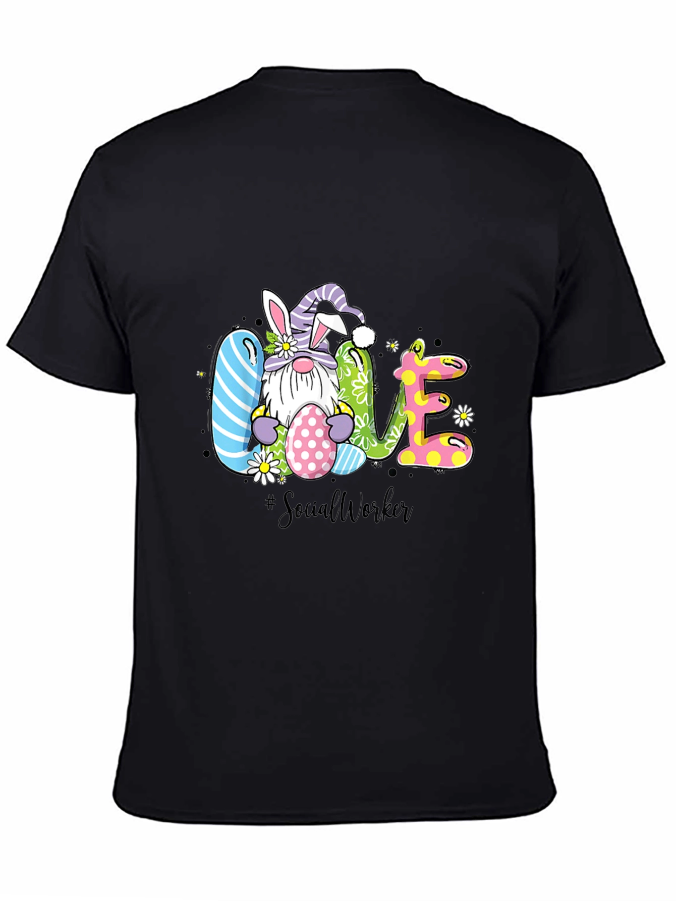 Easter Gnome Love Social Worker T-Shirt