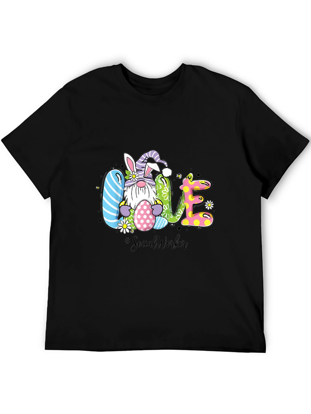 Easter Gnome Love Social Worker T-Shirt