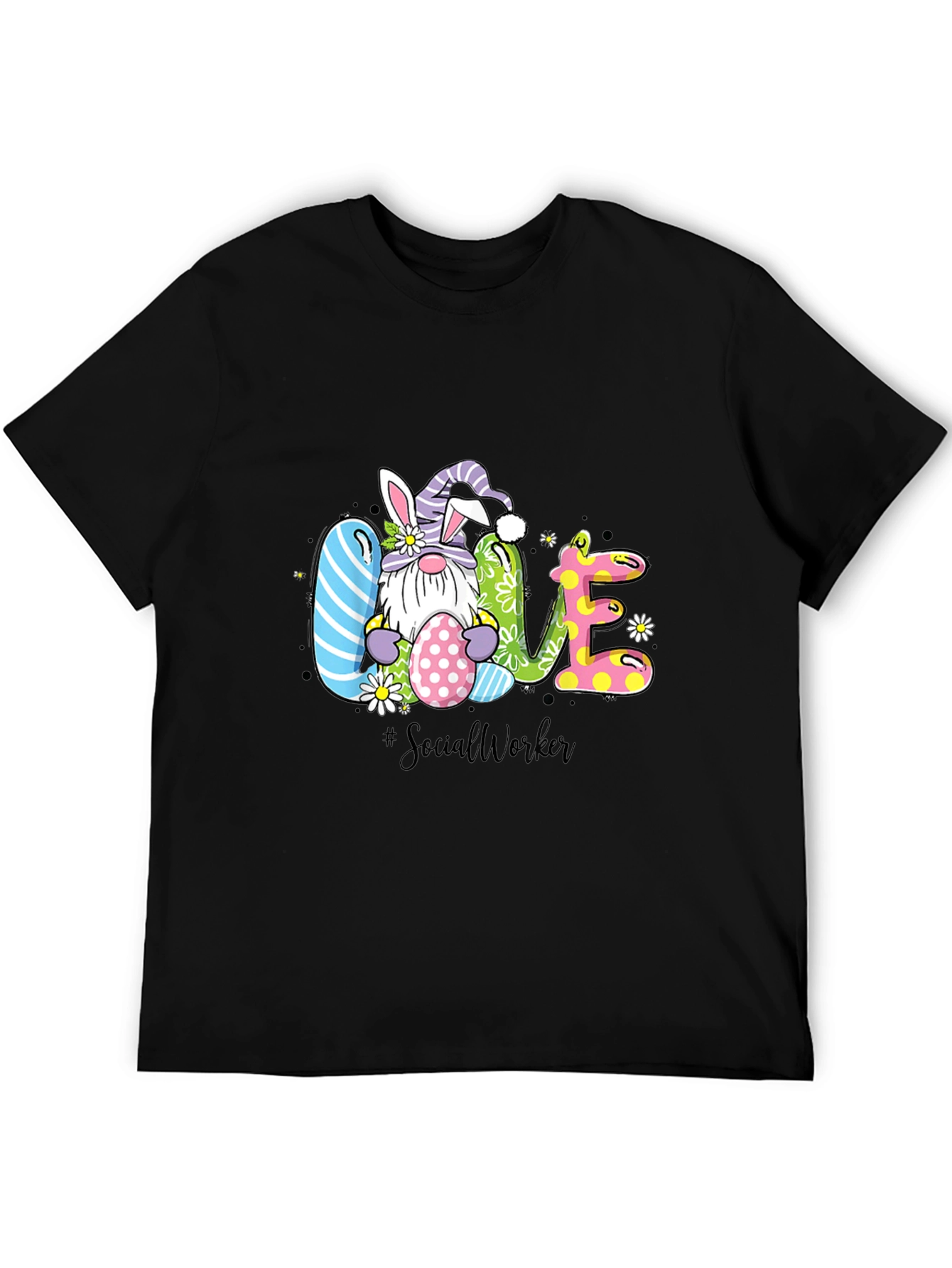 Easter Gnome Love Social Worker T-Shirt