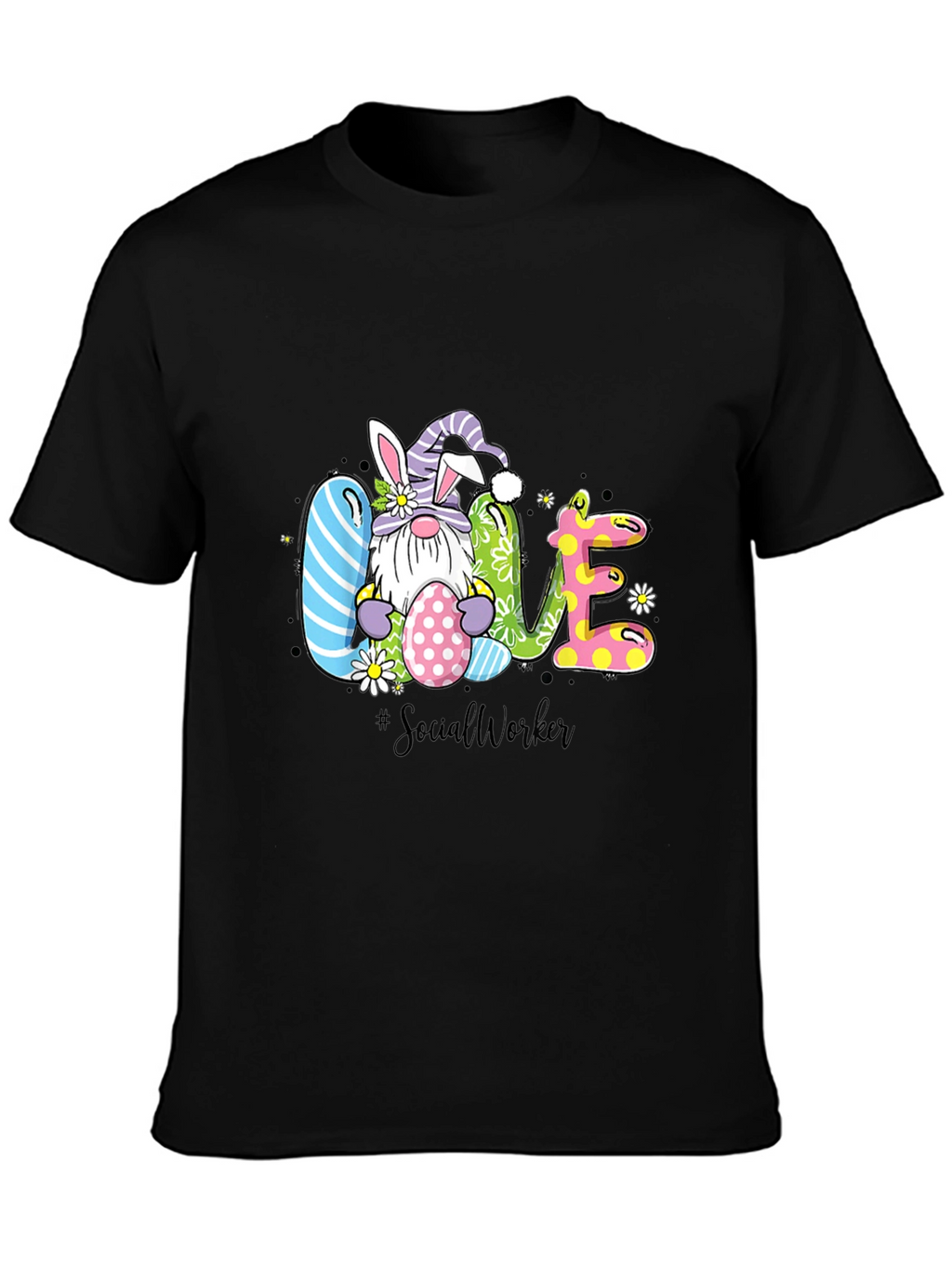 Easter Gnome Love Social Worker T-Shirt