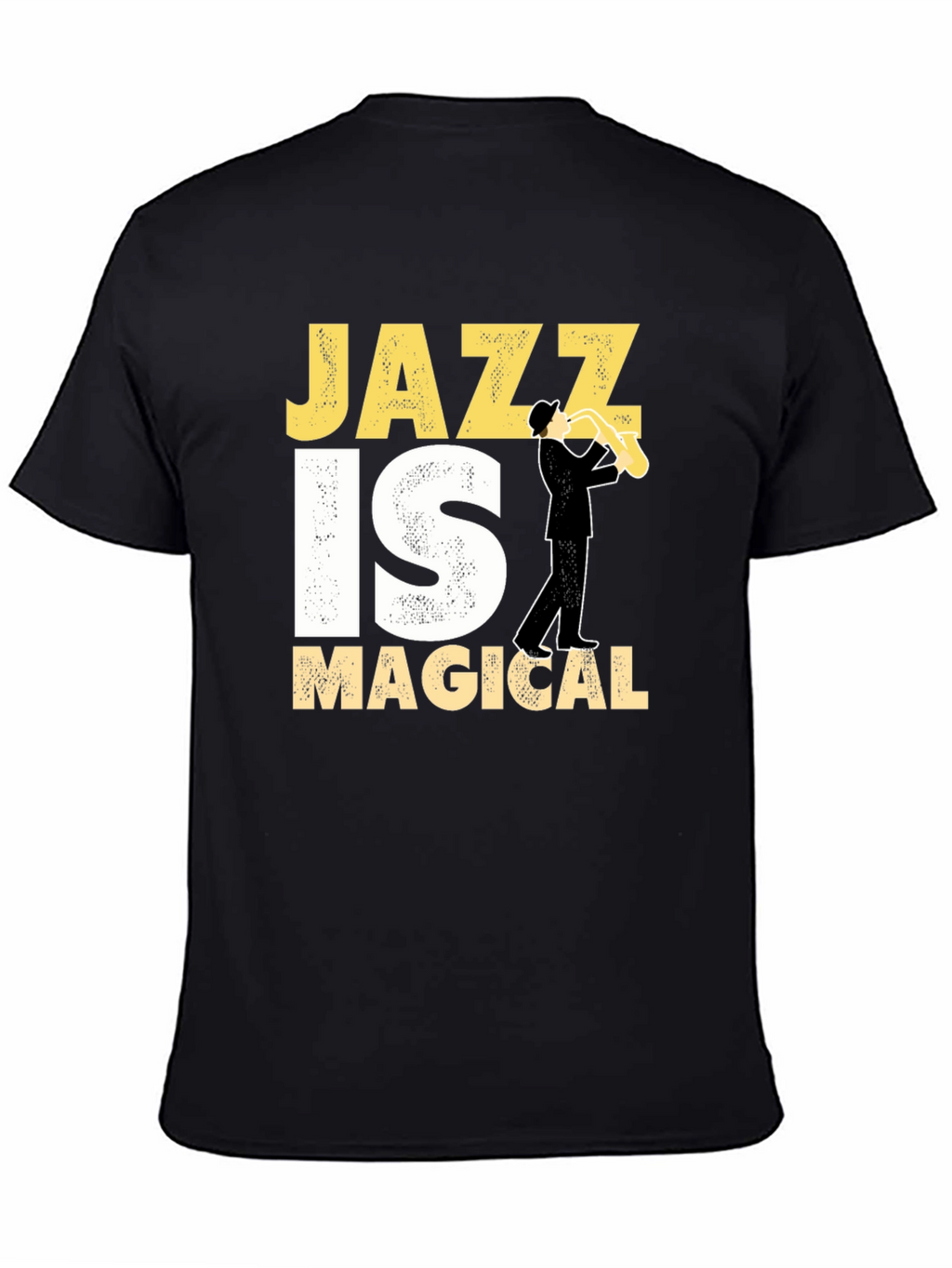 Jazz Is Magical Graphic T-Shirt - Black