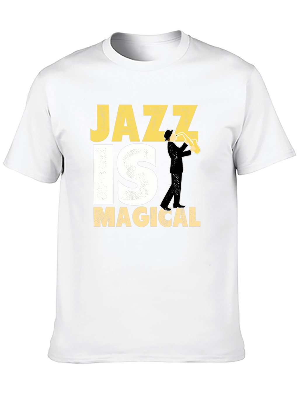 Jazz Is Magical Graphic T-Shirt - Black