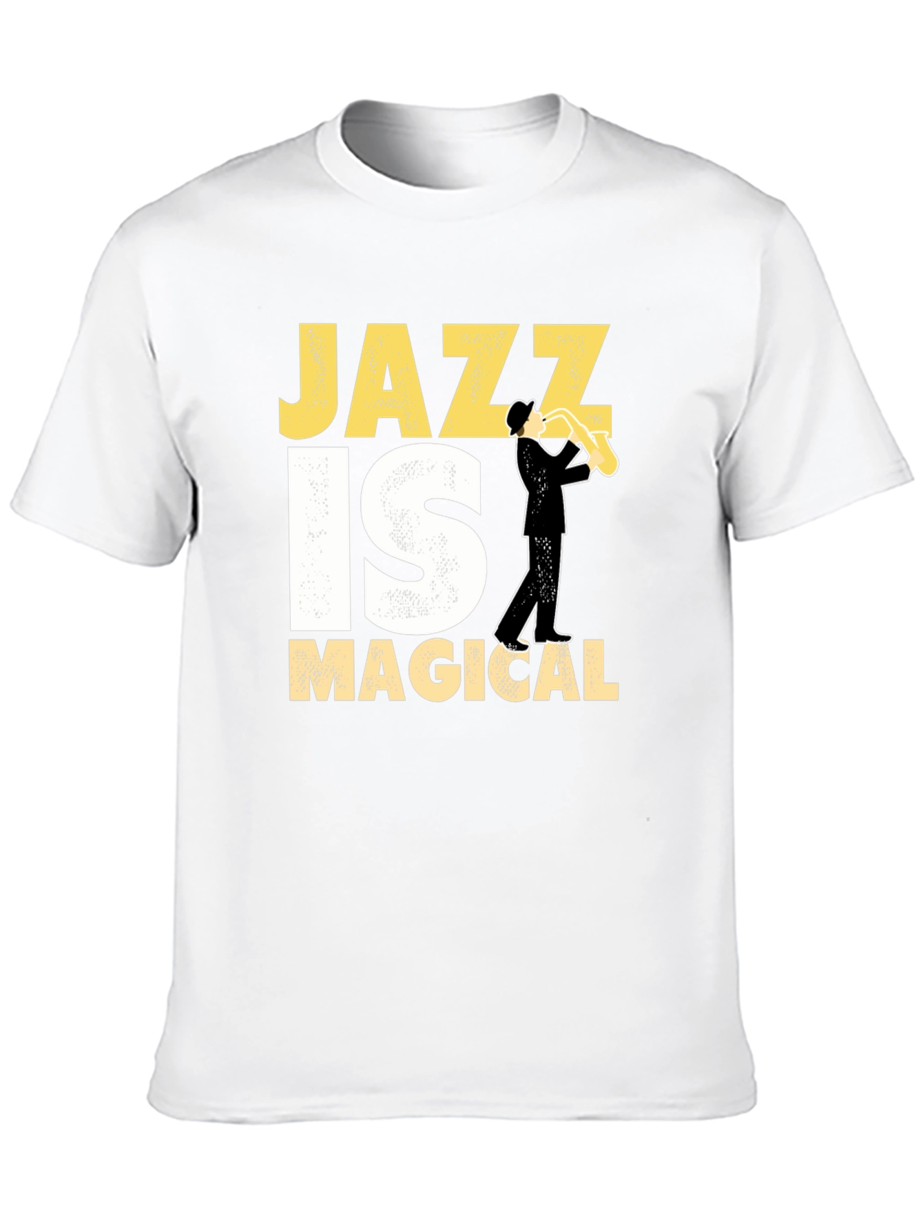 Jazz Is Magical Graphic T-Shirt - Black