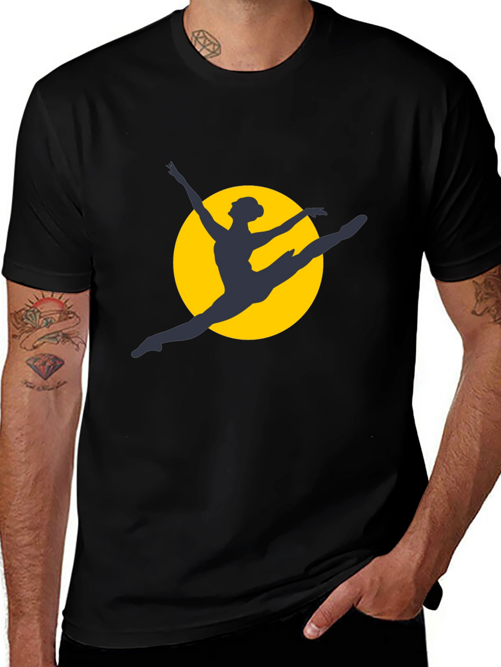 Ballerina Silhouette Graphic Tee
