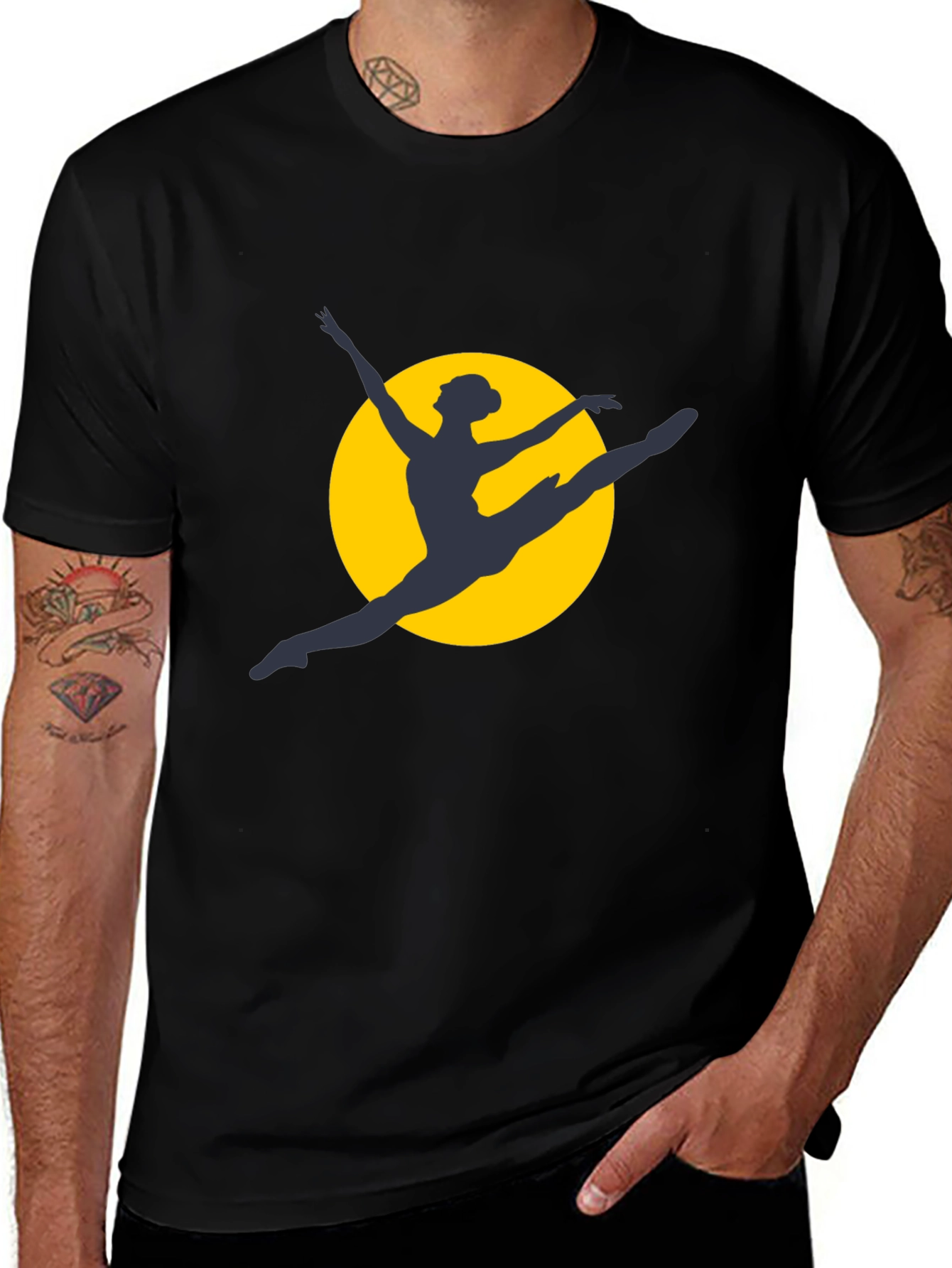 Ballerina Silhouette Graphic Tee