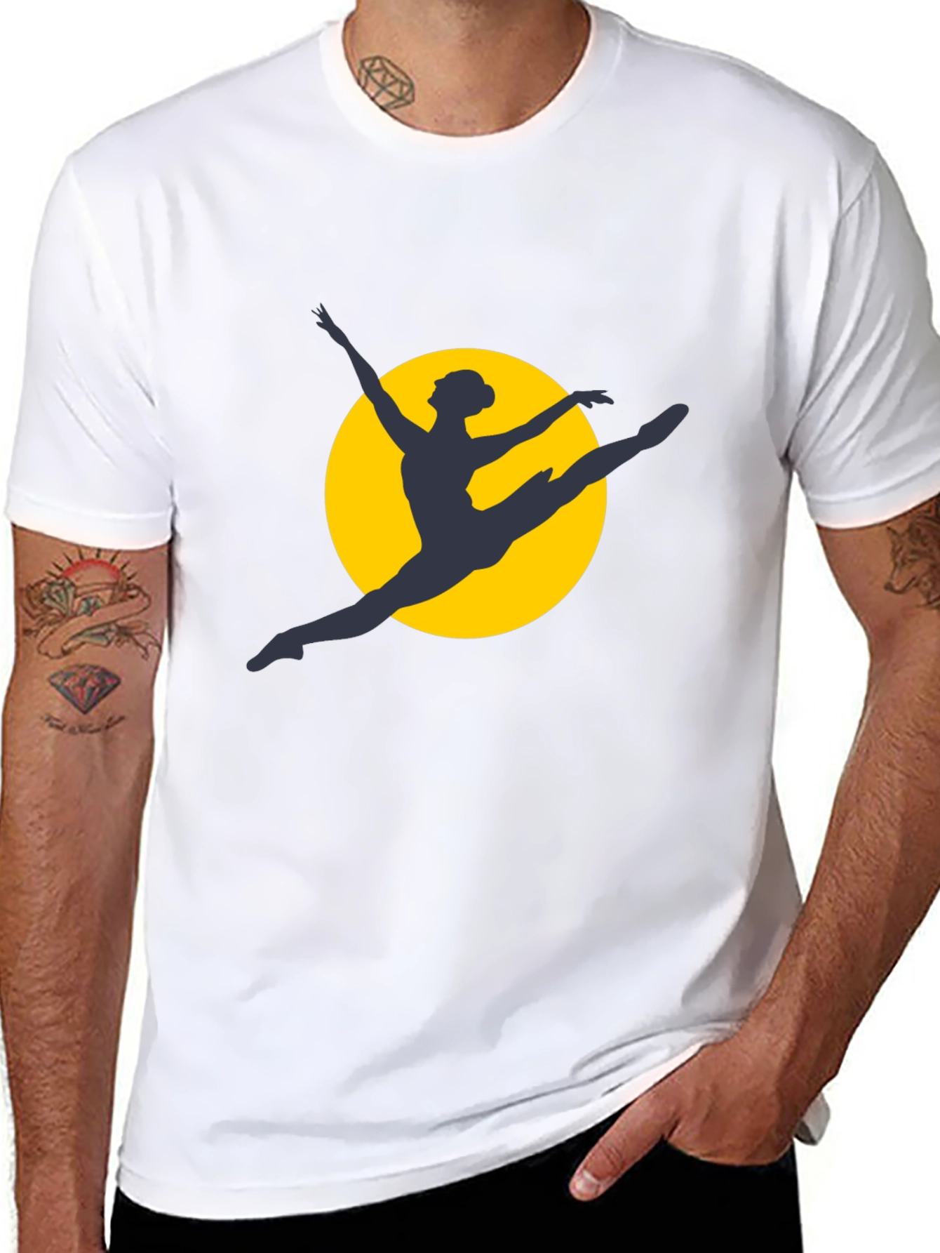 Ballerina Silhouette Graphic Tee
