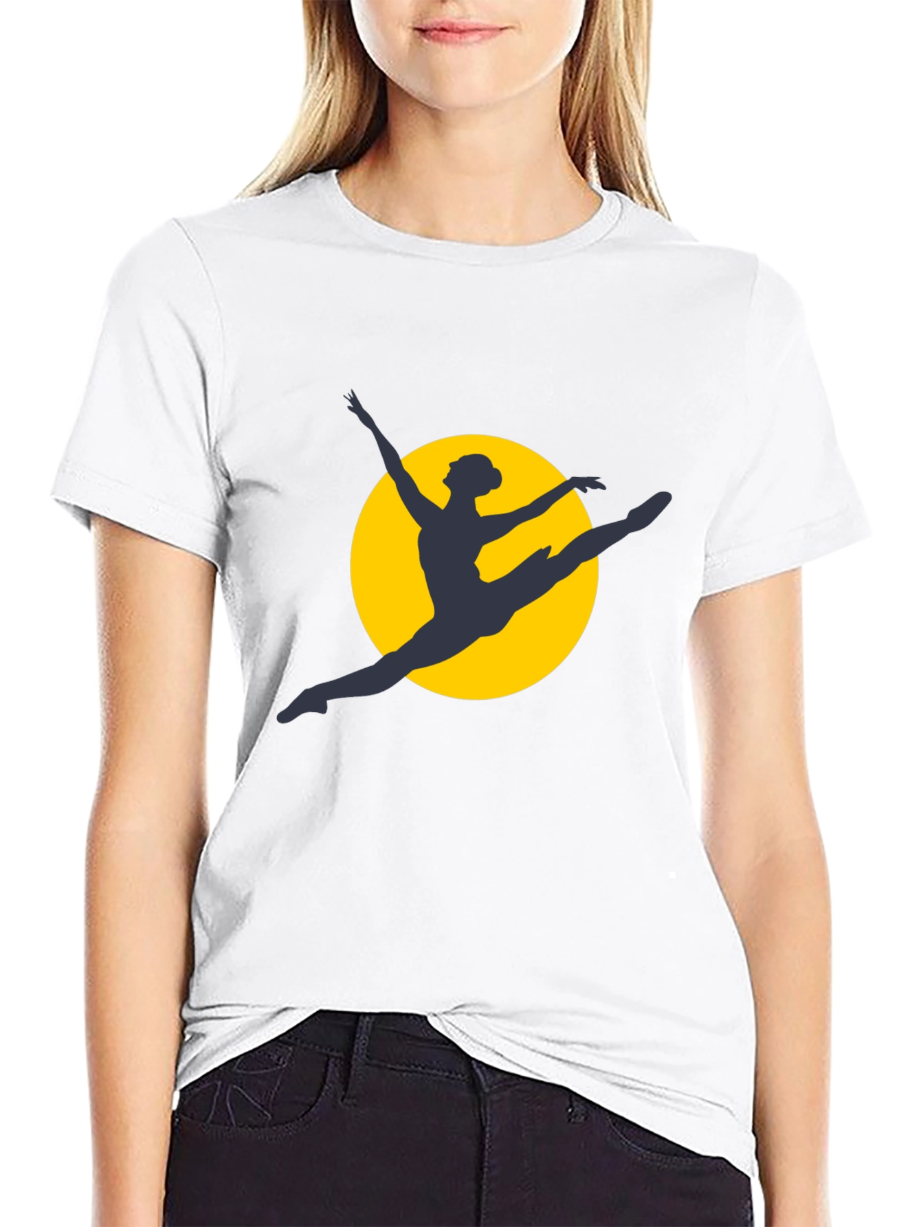 Ballerina Silhouette Graphic Tee