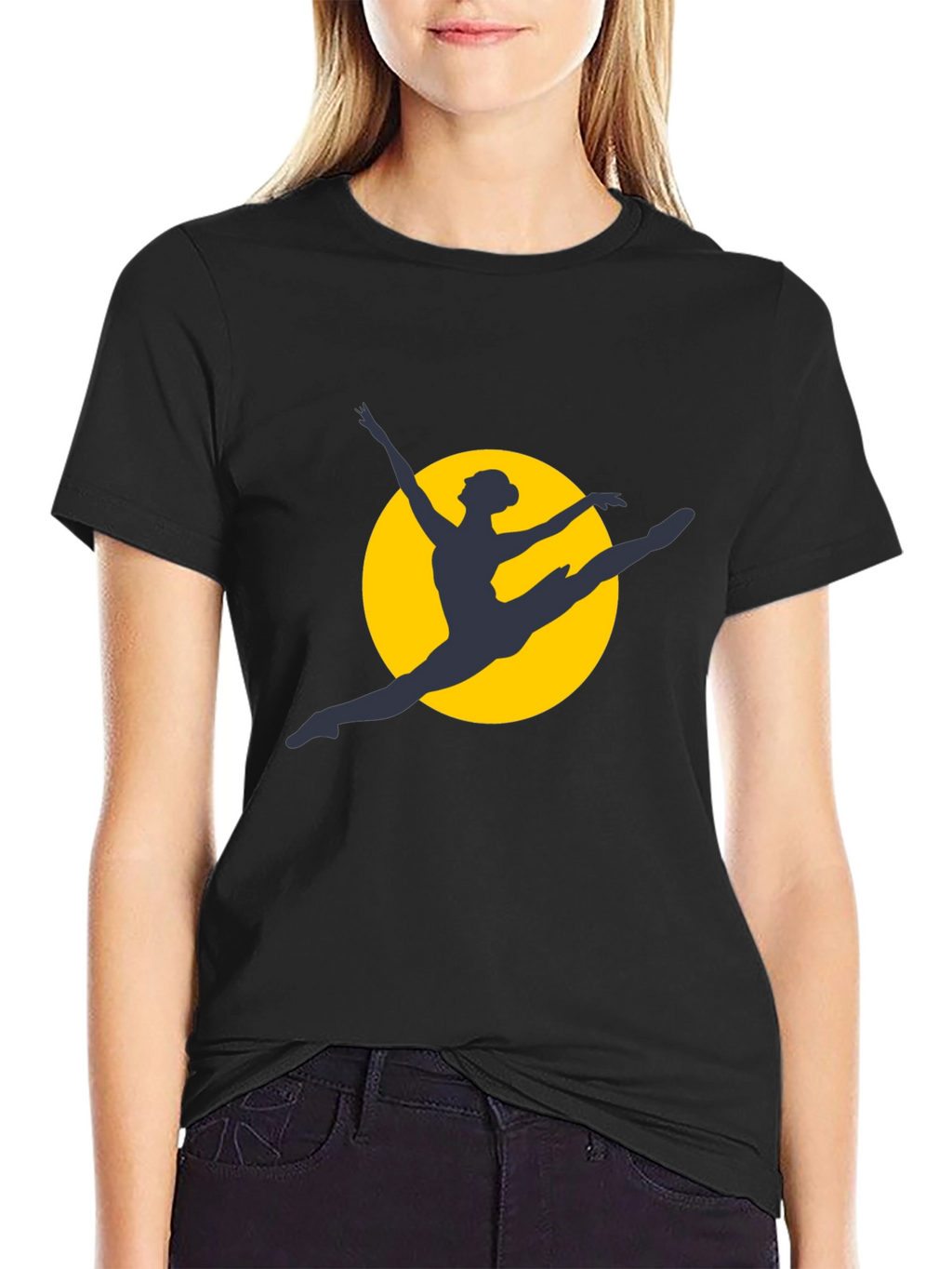 Ballerina Silhouette Graphic Tee