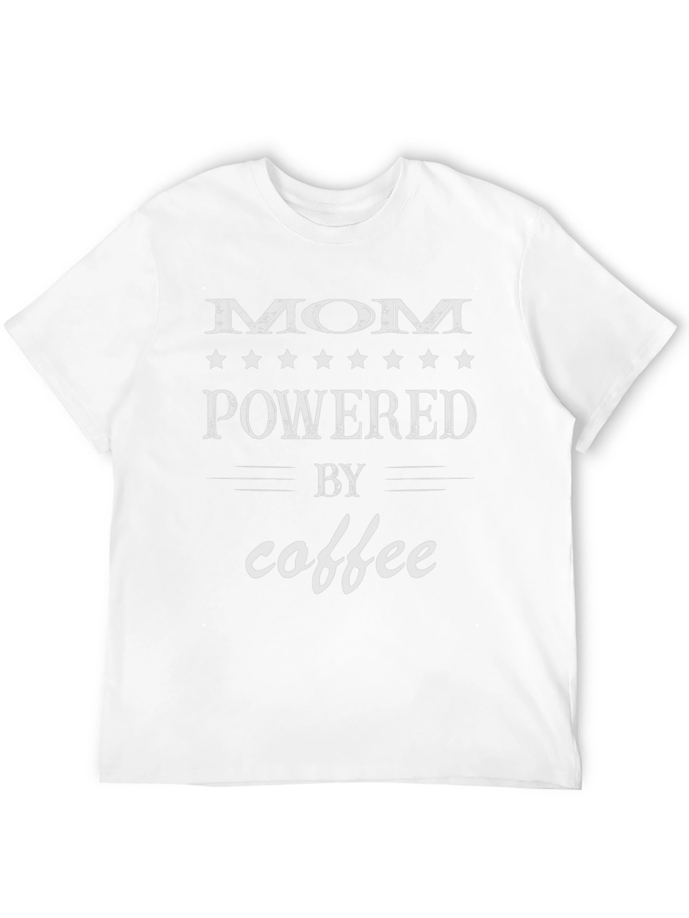 Mom Powered By Coffee Graphic Tee