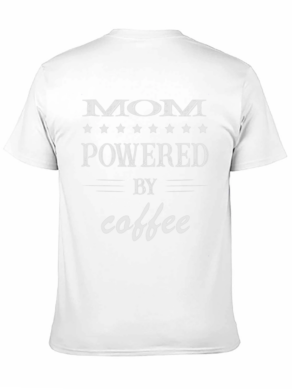 Mom Powered By Coffee Graphic Tee
