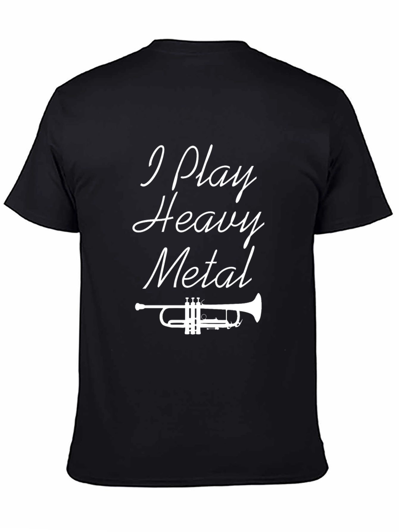 I Play Heavy Metal Trumpet Graphic Tee